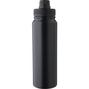 Duplafal palack telefontartval, 800 ml, fekete