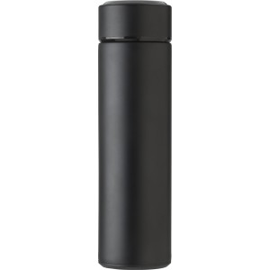 LED-es termosz teaszrvel, 450 ml, fekete