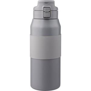 Rozsdamentes acl duplafal palack, 800 ml, szrke