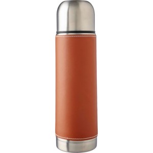 Rozsdamentes acl kulacs, 400 ml, barna