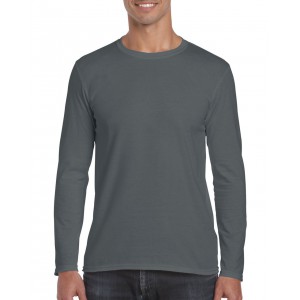 Gildan SoftStyle frfi hosszujj pl, Charcoal (hosszujj pl)
