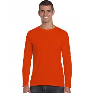 Gildan SoftStyle frfi hosszujj pl, Orange (hosszujj pl)