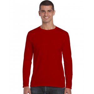 Gildan SoftStyle frfi hosszujj pl, Red (hosszujj pl)