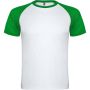 Indianapolis rvid ujj gyerek sportpl, white, fern green